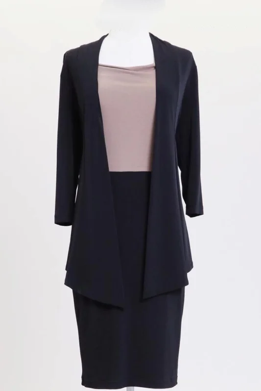 Connected Apparel Plus Size Short Jacket Dress Sale