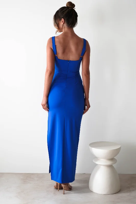 Peta Bodycon Maxi Dress | Cobalt Blue