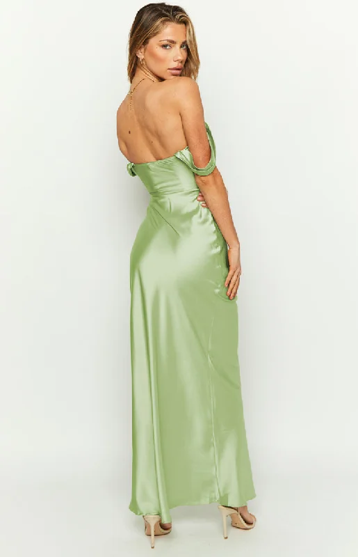 Ella Sage Off Shoulder Formal Maxi Dress