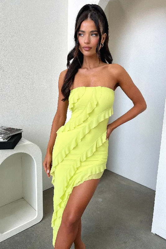 Jadore Dress - Lime