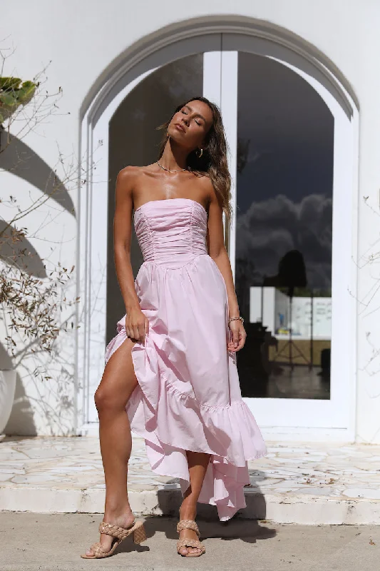 Love In The Summer Maxi Dress Pink