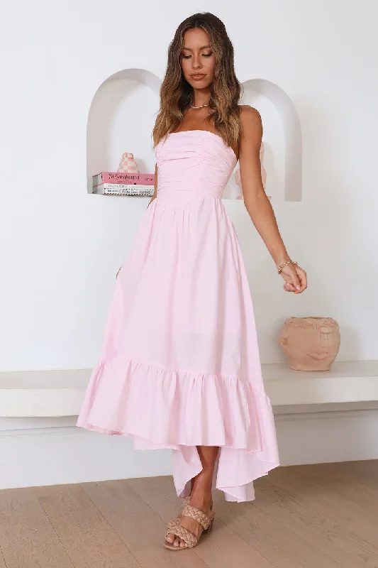 Love In The Summer Maxi Dress Pink