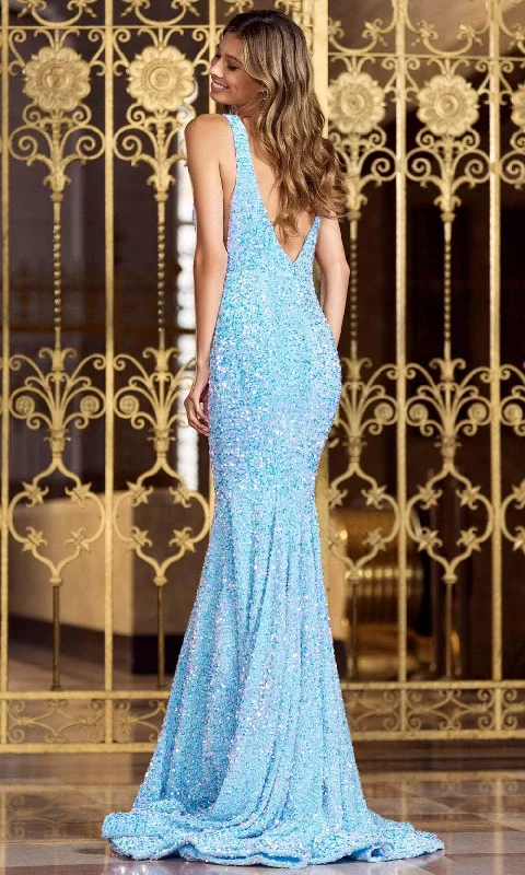 Sherri Hill 55084 - Sequin V-Neck Prom Dress