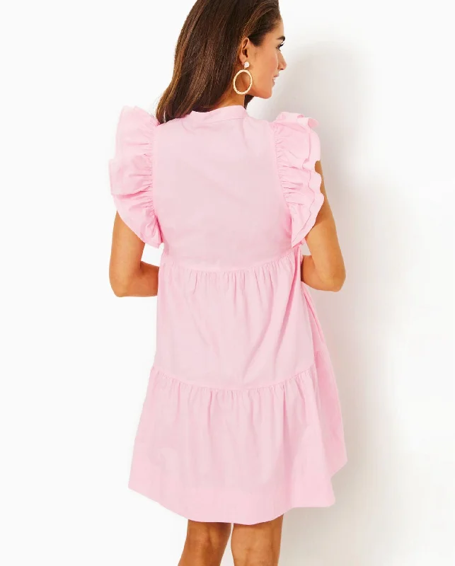 Aldena Ruffle Sleeve Cott