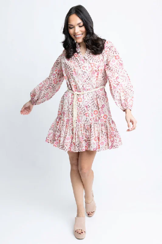 Floral Paris Button Down Dress