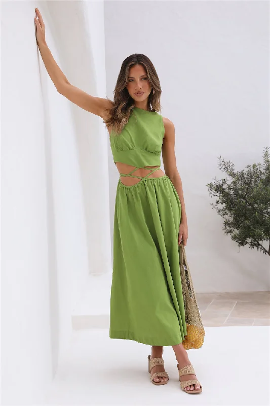 Lifetime Maxi Dress Green