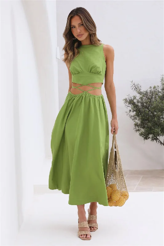 Lifetime Maxi Dress Green