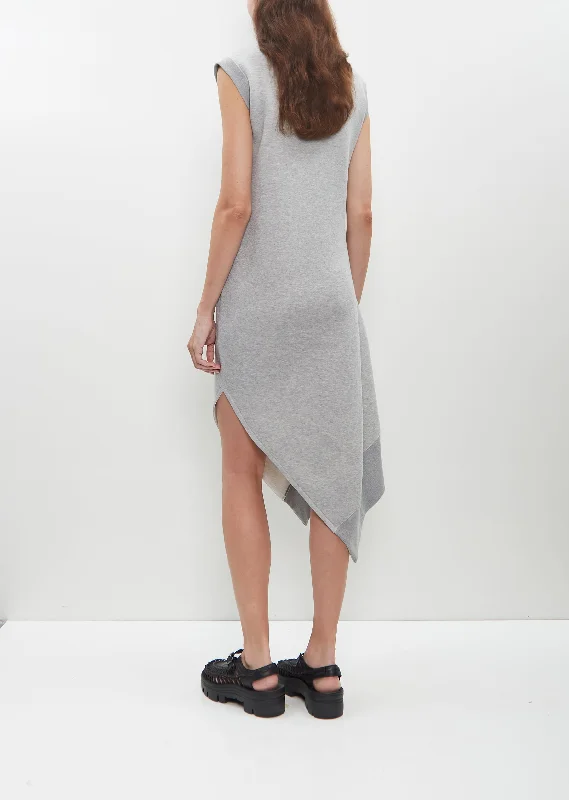 Sponge Sweat Dress — Light Grey