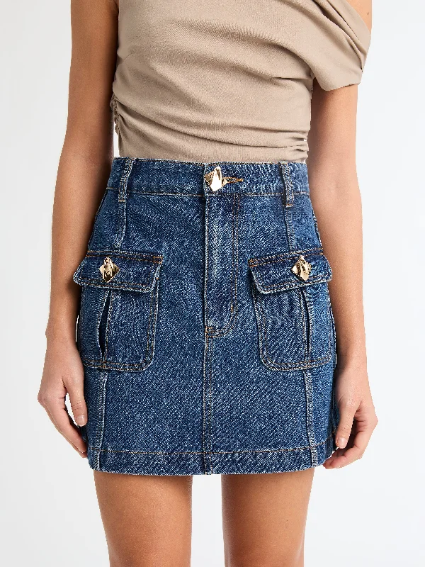 GEMMA DENIM SKIRT