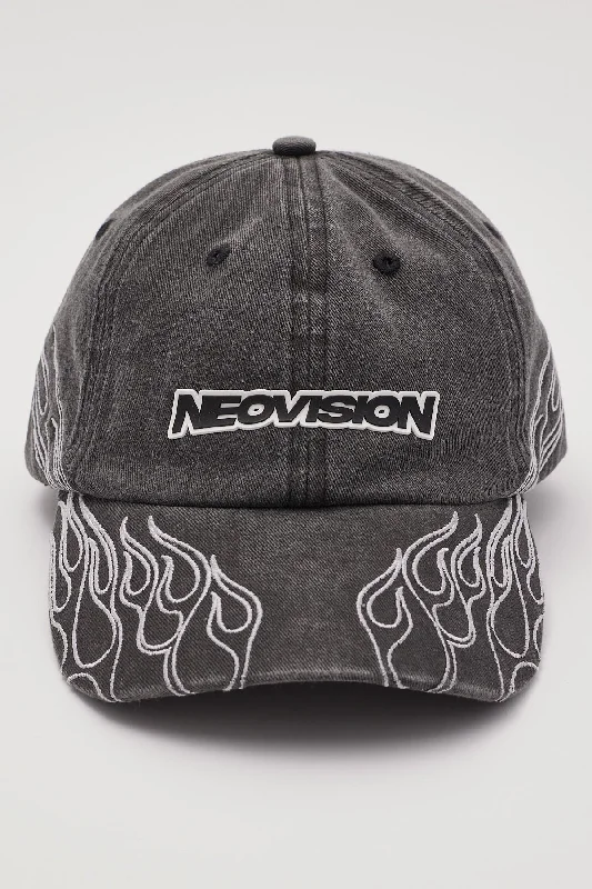 Neovision Twin Turbo Dad Cap Washed Black