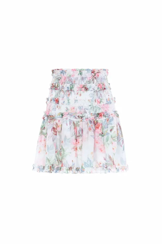 Paradise Garden Maria Chiffon Micro Mini Skirt