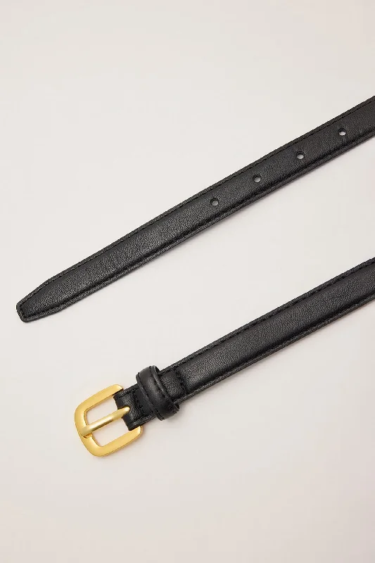 Perfect Stranger Classic Slim Belt Black / Gold