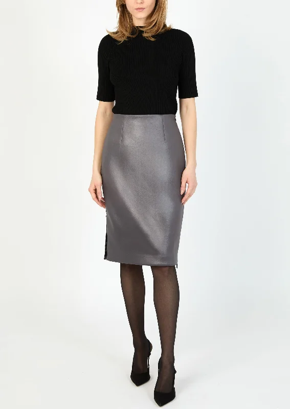 Limited Edition, Limited Price!PELLE KNIT MOTO SKIRT