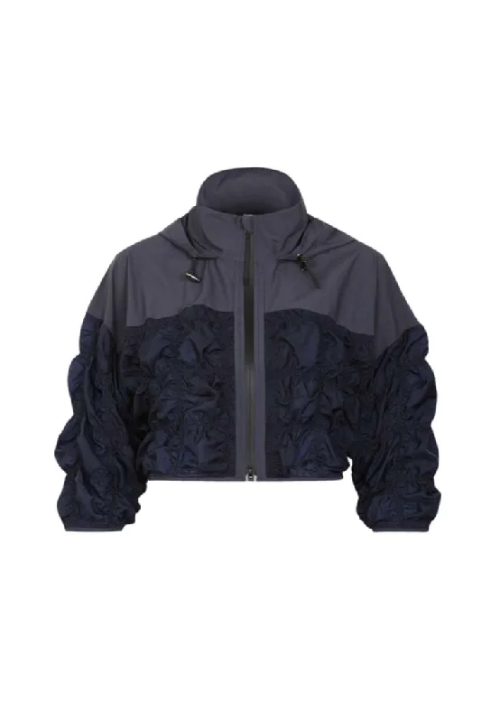 Massive Price Cuts!Reverie Lisse Ruffle Cropped Breaker
