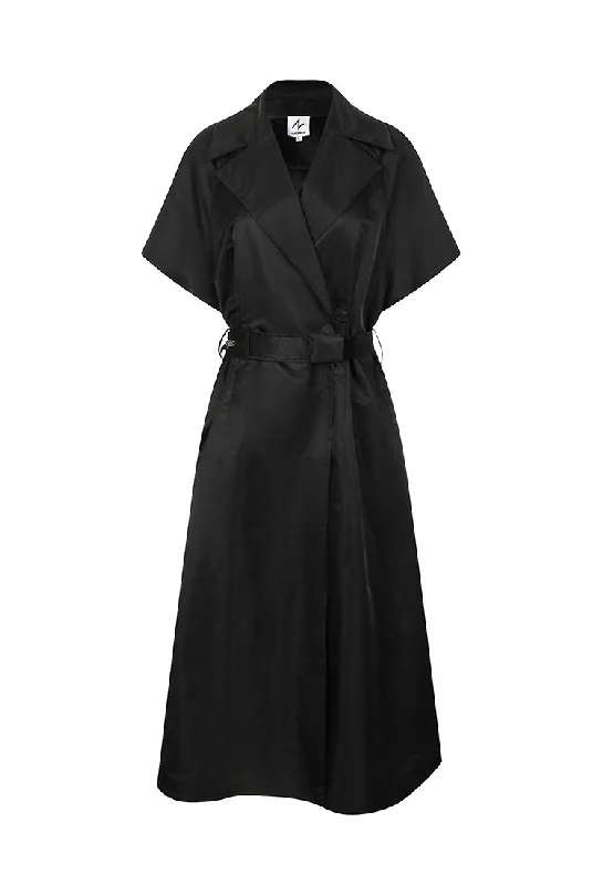 Massive Price Cuts!Milano Short-Sleeve Belted Dress