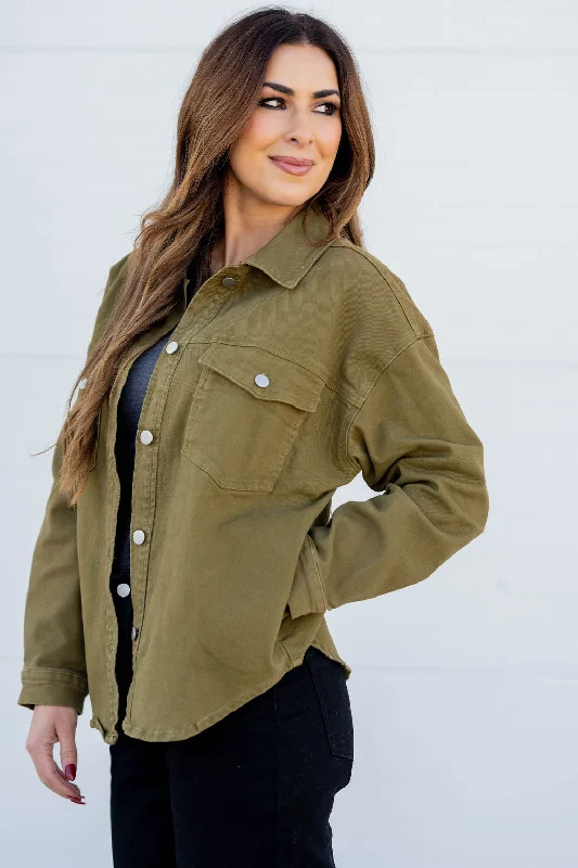 Today Only – Don’t Miss It!Colored Oversized Denim Shacket