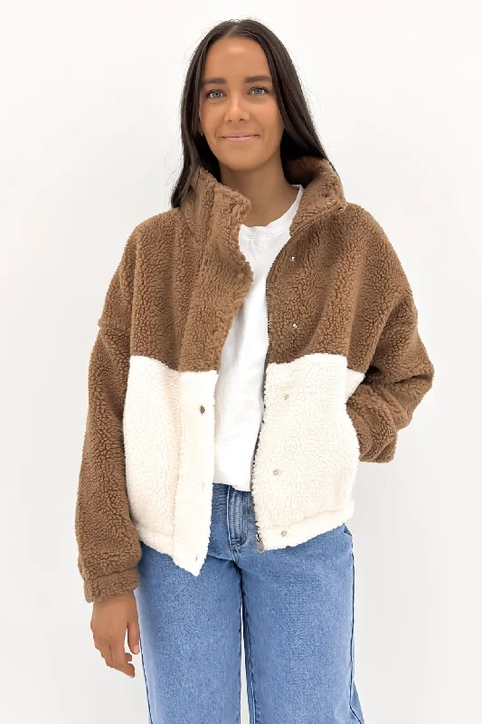 Time to Snag a Bargain!Derby Teddy Jacket Vintage White & Tan