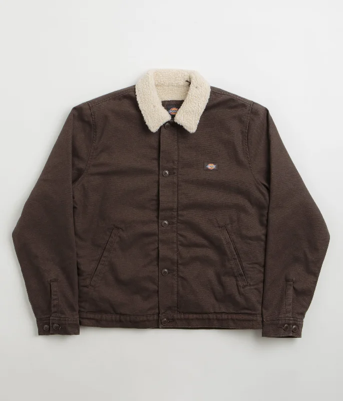 Unlock Huge Savings Now!Dickies Duck Canvas Deck Jacket - Dark Brown