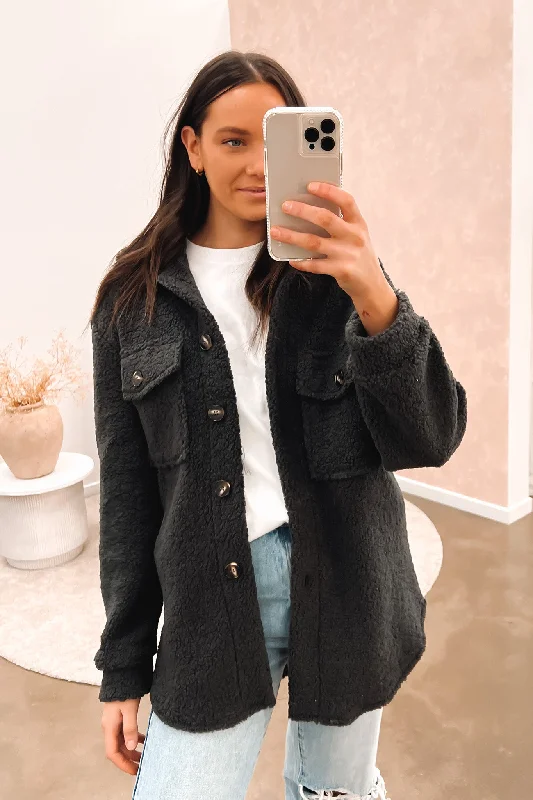 Get More, Spend Less – Shop Now!Dollie Shacket Charcoal