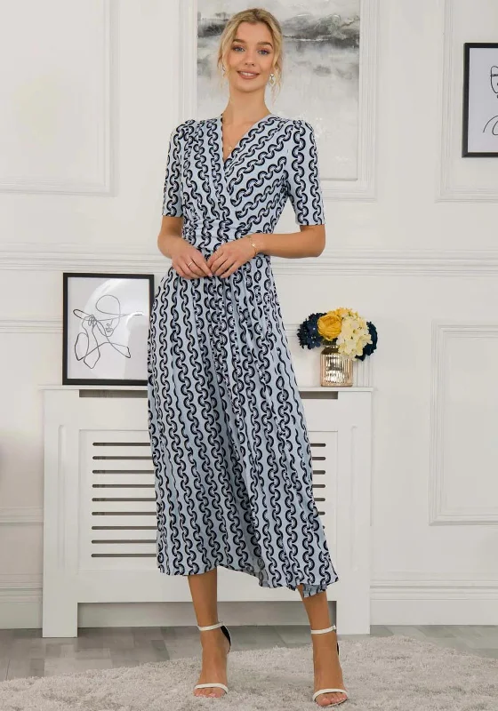 Unlock Huge Savings Now!Jolie Moi Genesis Wrap Front Maxi Dress, Light Blue