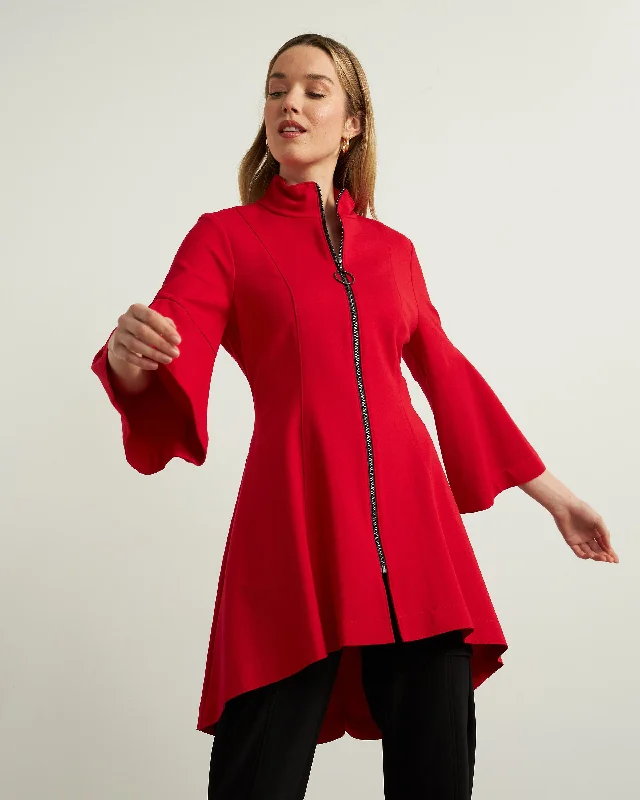 Shop More, Spend Less!Joseph Ribkoff High-Low Zip Jacket