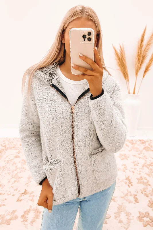 Grab Yours Before It’s Too Late!Lived In Lounge Phuz Up Jacket Light Grey