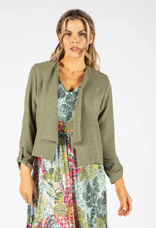 Price Drop Alert!Linen Look Light Summer Jacket