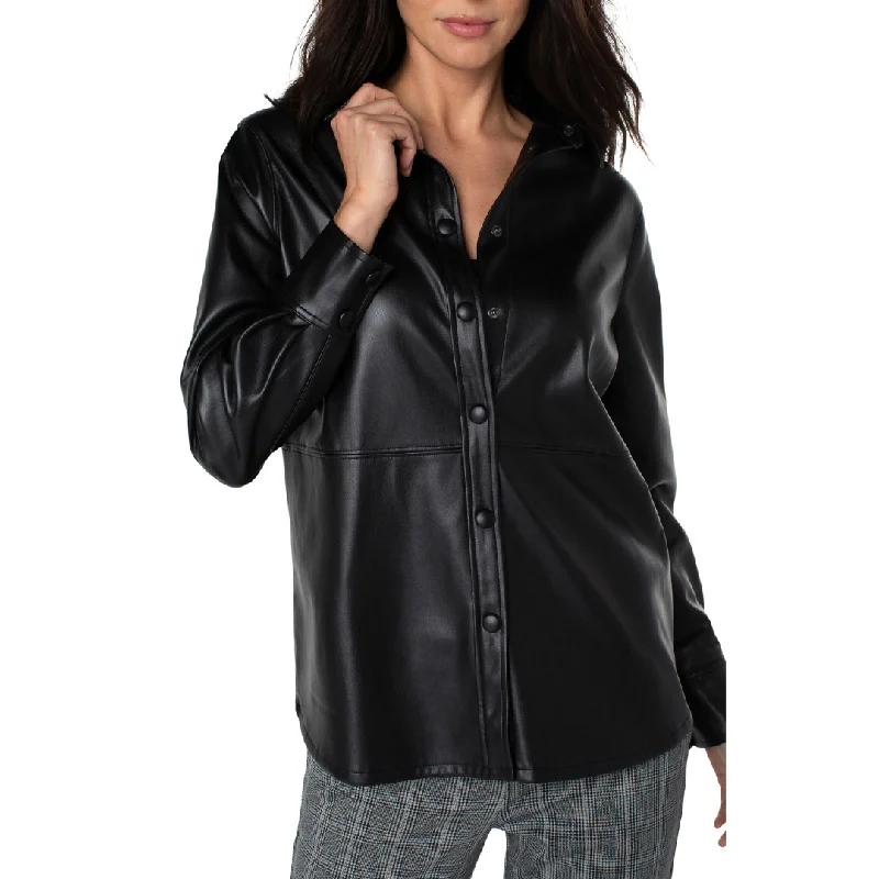 Limited Deals, Unlimited Savings!Liverpool Seamed Shacket Pleather
