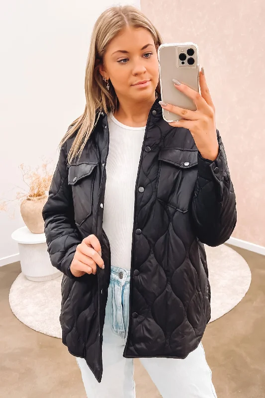 Seasonal Sale – Shop Now!Lori Quilted Jacket Black