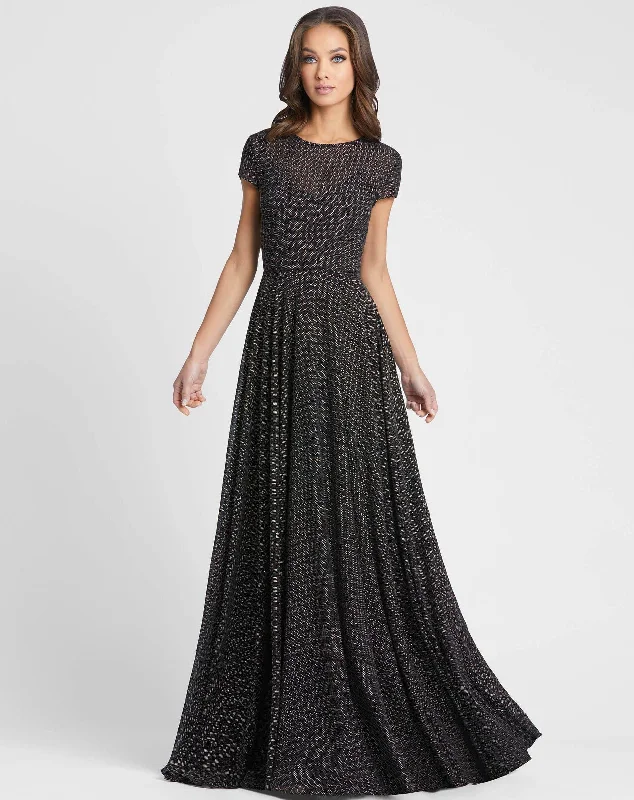 Don’t Wait – Deals Won’t Last!Mac Duggal 55306 Long Formal Glitter Dress