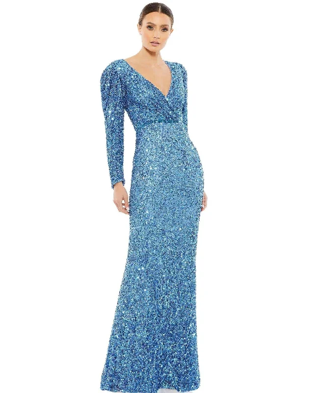 Find the Best Deals Here!Mac Duggal 5510 Long Sleeve Sequins Formal Dress Sale
