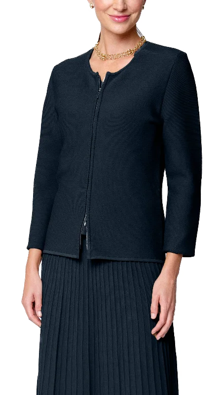 Price Drops You’ll Love!Meg Ripple-Knit Jacket ; Navy