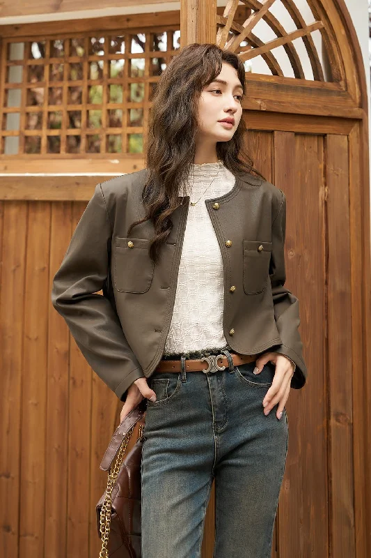 Massive Price Cuts!Leather Coat for Women