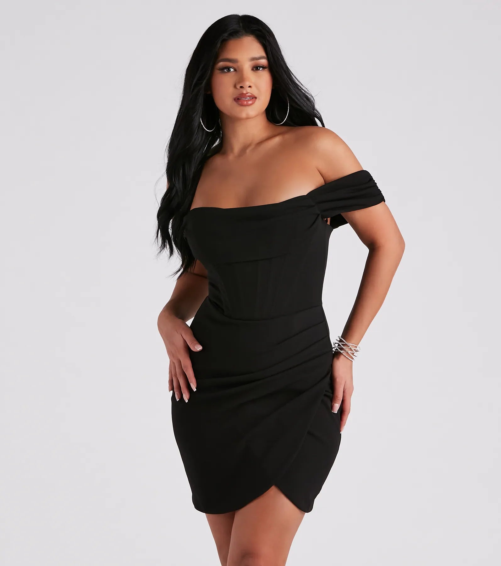 Flash Deals – Act Quickly!Ophelia Crepe Corset Short Dress