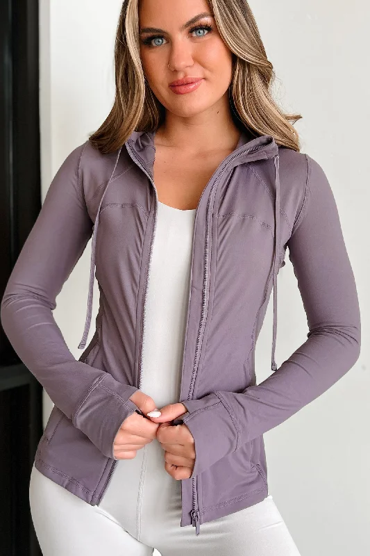 Shop Today, Save Tomorrow!Ready, Set, Move Hooded Athletic Jacket (Frosted Mulberry)