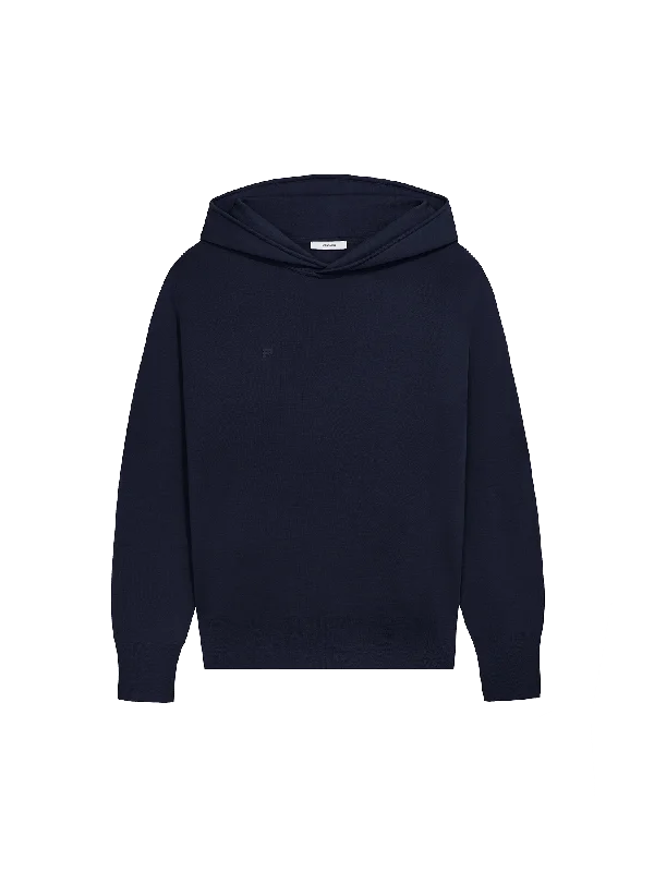 Unbeatable Prices!Womens Regenerative Merino Wool Hoodie—navy