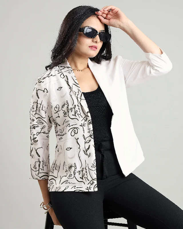 Your Chance to Save is Now!Show Your Love Two-Tone Statement Jacket
