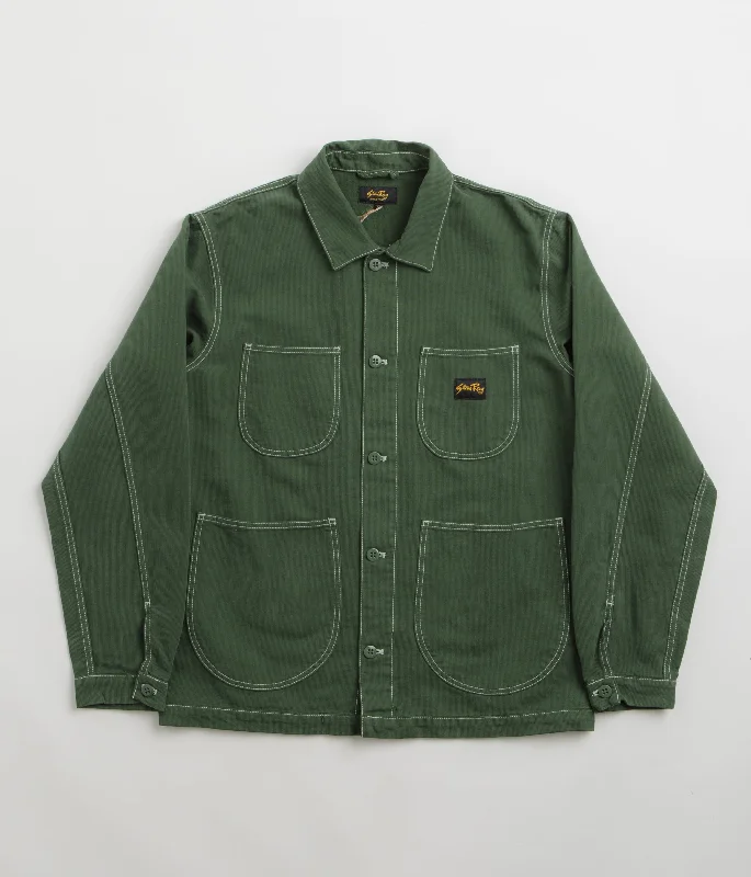 Every Deal is a Steal!Stan Ray Coverall Jacket - Racing Green Bedford Cord