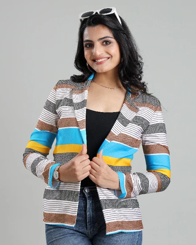 Buy More, Save More!Striped And Stylish: Made-to-Order Jacket, Just for You