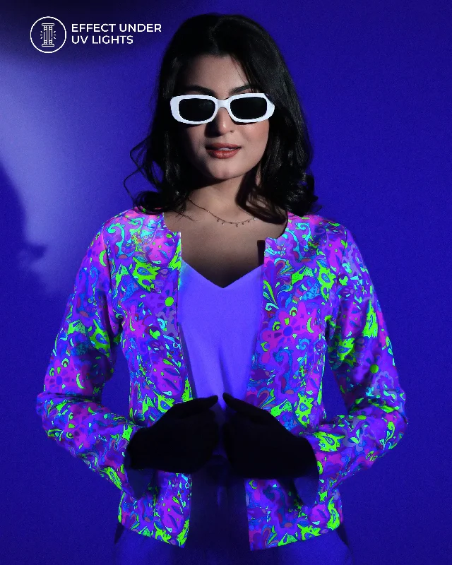 Hottest Discounts of the Year!Unleash Your Inner Rockstar With This Neon Women's Jacket