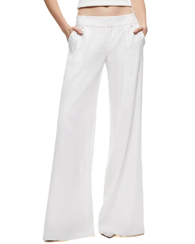 Crazy Discounts Inside!alice + olivia Eric Linen-Blend Pant