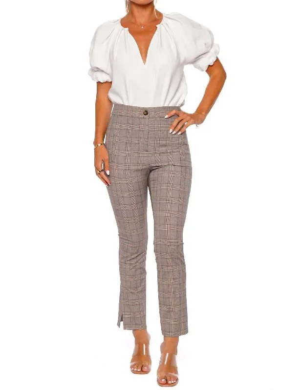 Massive Price Cuts!Arte Pant In Brown Multi