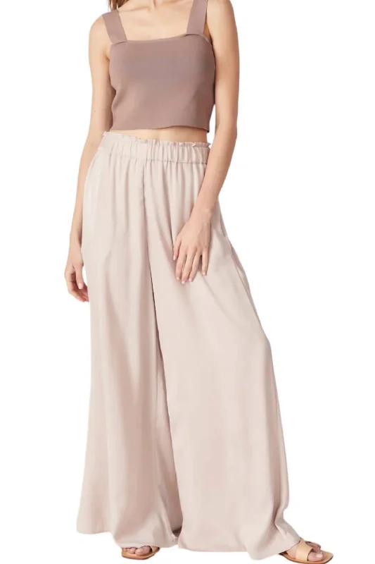 Steals and Deals Await!Belel Pants In Light Mink