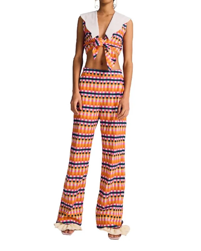Instant Savings Await!Kantuta Straight Leg Pants In Toquilla