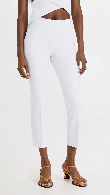 Limited-Time Price Drop!On-The-Go Ankle Slim Straight Pant In Classic White
