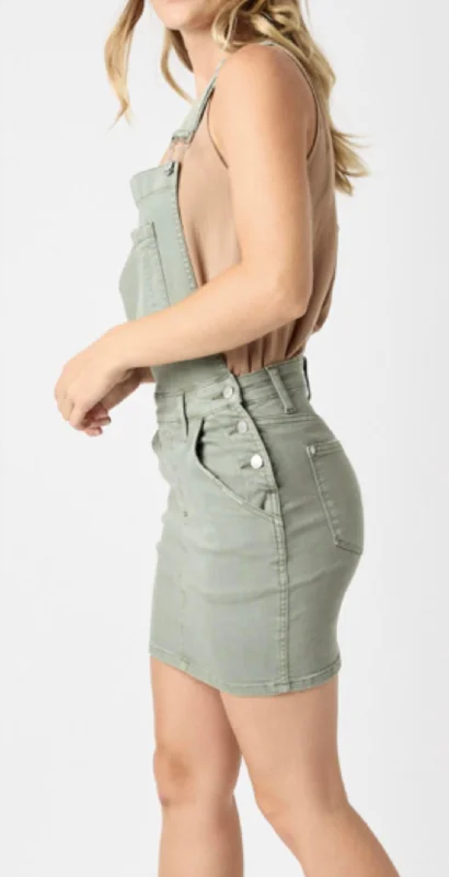 Great Deals, Just for You!Overalls Skirt In Sage