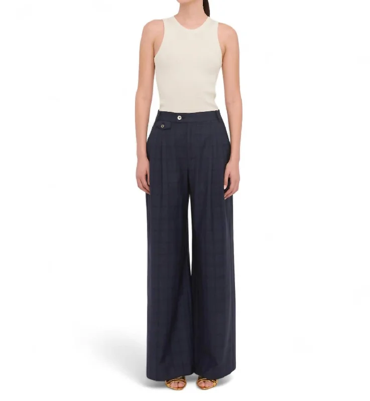 Special Offer – Act Fast!Palmer High Waist Wool Trouser In Oliver Plaid
