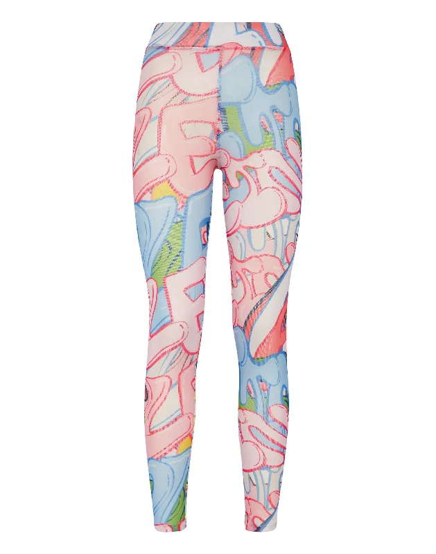 Best Offers of the Month!Tulle Leggings Bombing Graffiti