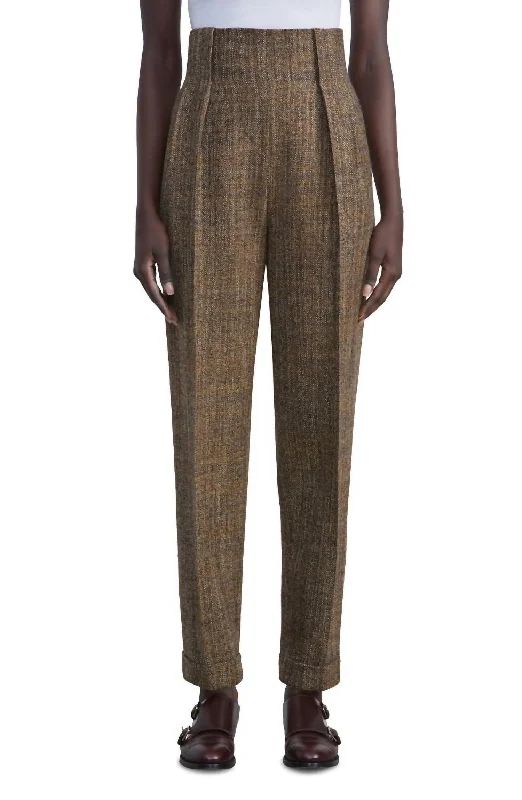 Only a Few Left – Order Now!Waverly Wool Pant In Curry Multi