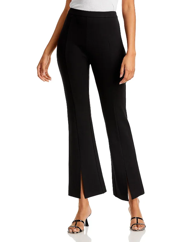Savings You Can’t Ignore!Womens Stretch Split Hem High-Waist Pants